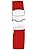 20mm Heavy Duty Red Silicone Deployment Strap