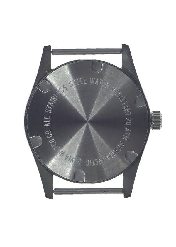 Elvia 1950s Pattern 25 Jewel Automatic Watch with Retro Luminous Paint, Sapphire Crystal and Calf Leather Strap - Ex Display Sample from Basel World Show