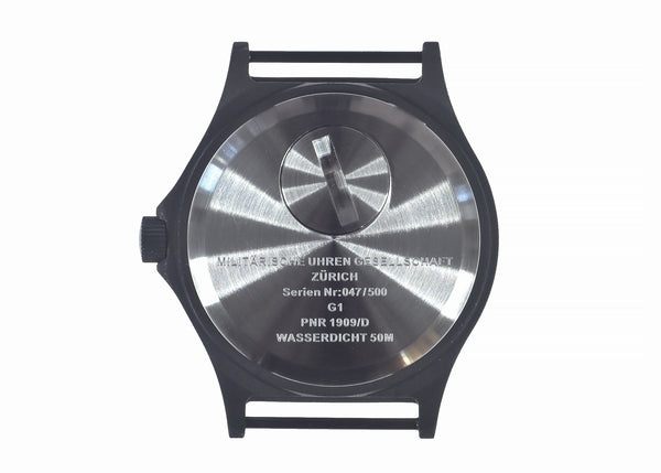 MWC G10 Battery Hatch Model Black PVD Stainless Steel Casing - Brand New - Ideal to re-case any Battery Hatch Model 2012 on with 20mm Lugs