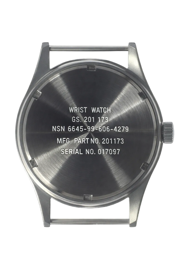 GG-W-113 U.S 1960s Pattern Handwound Military Watch with Plexiglass Crystal and Mechanical Movement