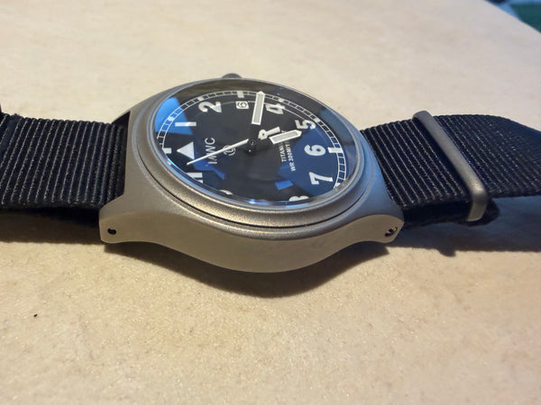 MWC G10 300m / 1000ft Water resistant Limited Edition Military Watch in Titanium Case with Sapphire Crystal on NATO Strap - Running But Second Hand Needs Resetting