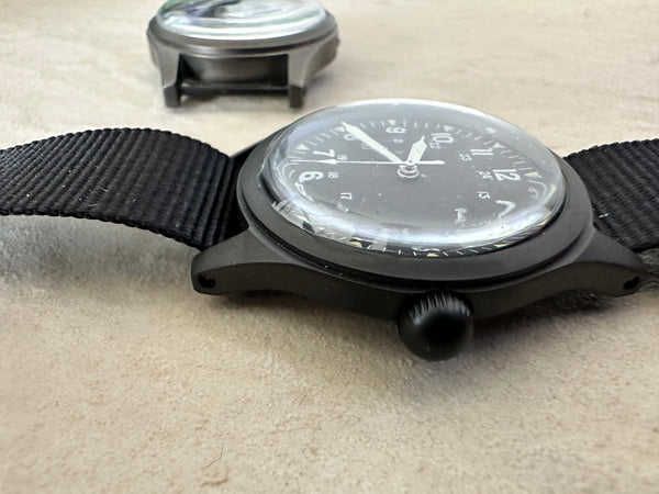 Being Sold as a Pair : 1 x GG-W-113 and 1 x A-11 1940s WWII Pattern Military Watch both in Excellent Condition but the A-11 Needs a Crown