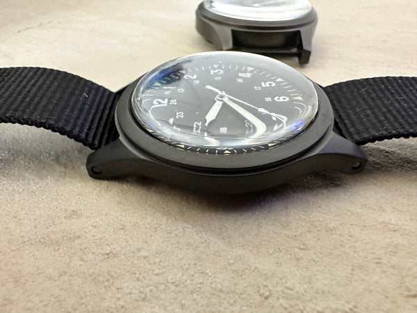 Being Sold as a Pair : 1 x GG-W-113 and 1 x A-11 1940s WWII Pattern Military Watch both in Excellent Condition but the A-11 Needs a Crown