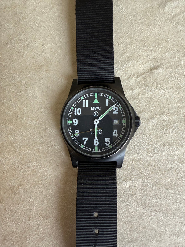 MWC G10 LM Stainless Steel Military Watch - Running fine but minute hand off
