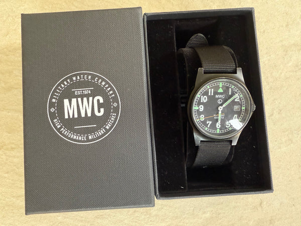 MWC G10 LM Stainless Steel Military Watch - Running fine but minute hand off