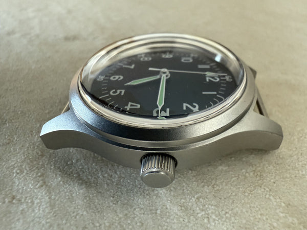A-11 1940s WWII Pattern Military Watch (Automatic) with Sapphire Crystal: Running Fine but Might Need Regulating