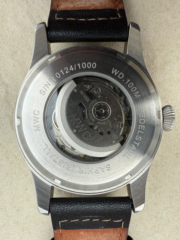 MWC Classic 46mm Limited Edition Bronze XL Luftwaffe Pattern Military Aviators Watch (Retro Dial Version) - Rotor Needs Resetting but Watch Runs Fine