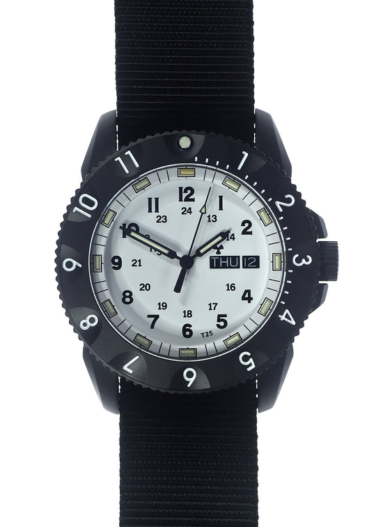 MWC P656 2025 Model PVD Tactical Series Watch with Day/Date, GTLS Tritium and Sapphire Crystal