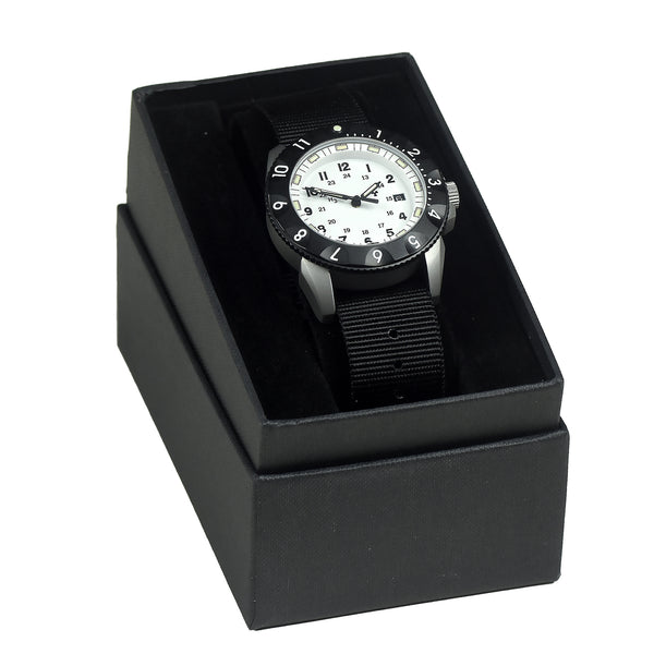 MWC P656 2025 Model Stainless Steel Tactical Series Watch with GTLS Tritium, Sapphire Crystal and a 24 Jewel Automatic Movement