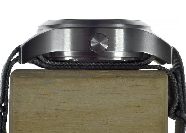 MWC Mk III Stainless Steel 1950's Pattern 100m Water Resistant Automatic Military Watch with Retro Dial and Sapphire Crystal - Ex Display Watch from the 2025 IWA Show - Reduced to Half Price!