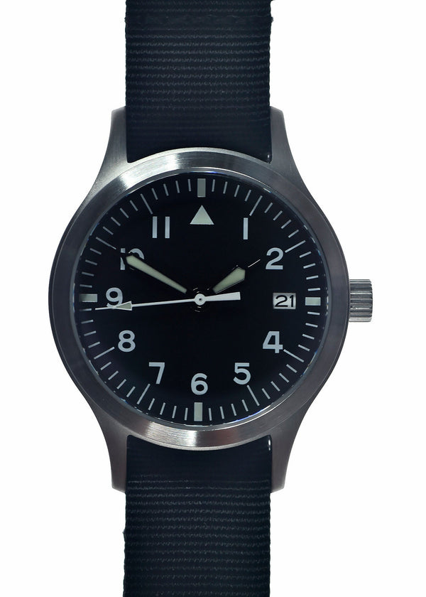 MWC Mk III Stainless Steel 1950's Pattern 100m Water Resistant Automatic Military Watch with Sapphire Crystal - Ex Display Watch from the SPIE Security + Defence Show in Berlin Reduced to Half Price to Clear (Item Location UK)