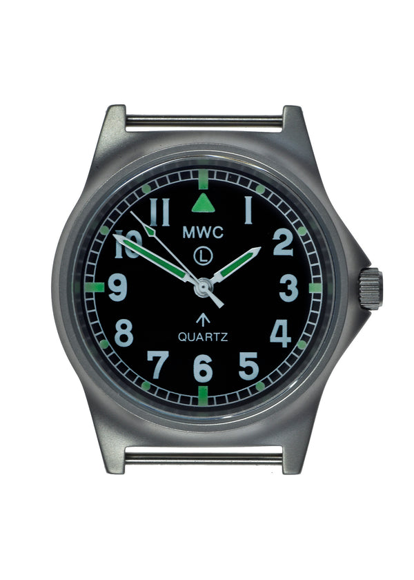 MWC G10 LM Stainless Steel Military Watch on a Black NATO Strap (Contract model with Broad Arrow/Pheon) Non Date Version - Reduced Price