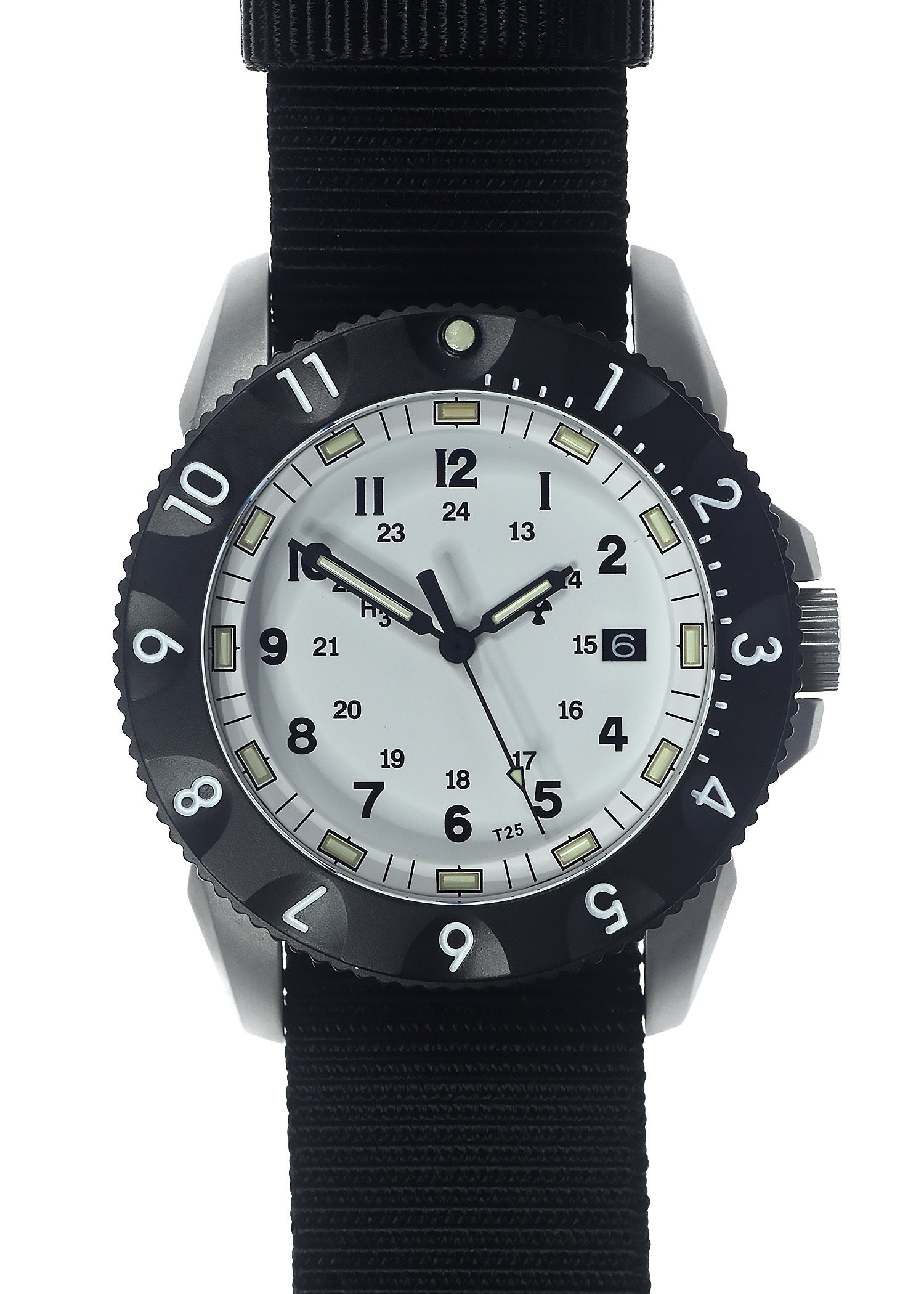 MWC P656 2025 Model Stainless Steel Tactical Series Watch with GTLS Tritium, Sapphire Crystal and a 24 Jewel Automatic Movement