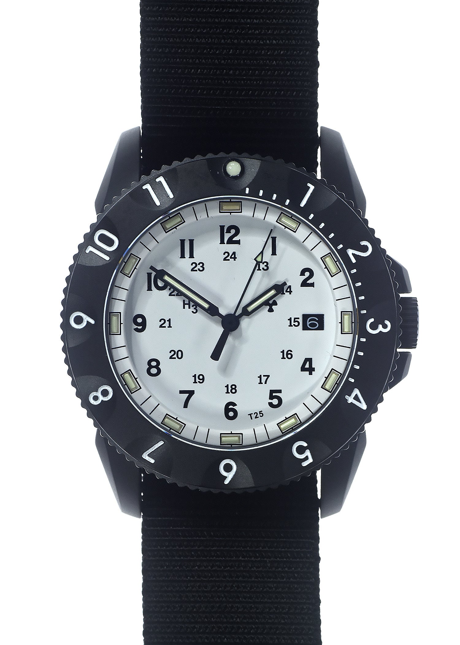 MWC P656 2025 Model PVD Tactical Series Watch with GTLS Tritium, Sapphire Crystal and Ten Year Battery Life - Reduced - Ex Display Watch from the FEINDEF Exhibition