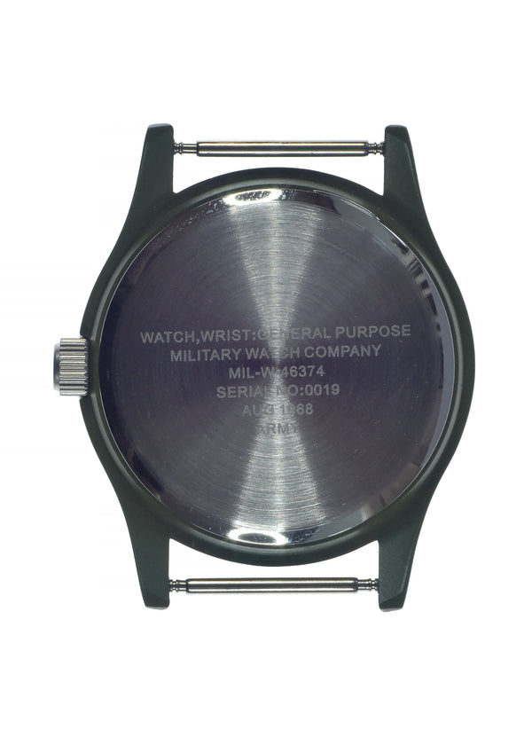 MWC Classic 1960s/70s Pattern Olive Drab Vietnam Watch on Matching Webbing Strap