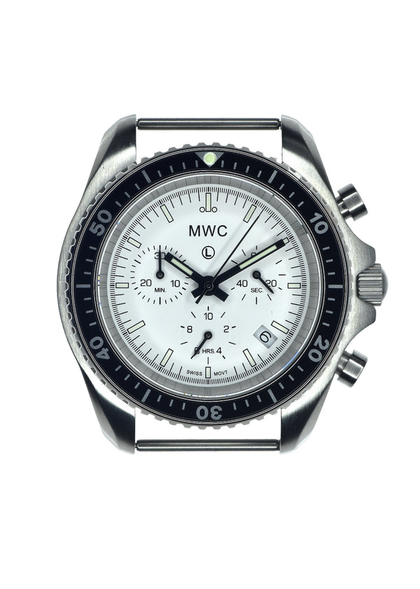 MWC NATO Pattern Stainless Steel Military Pilots Chronograph with Sapphire Crystal and Swiss Ronda Movement