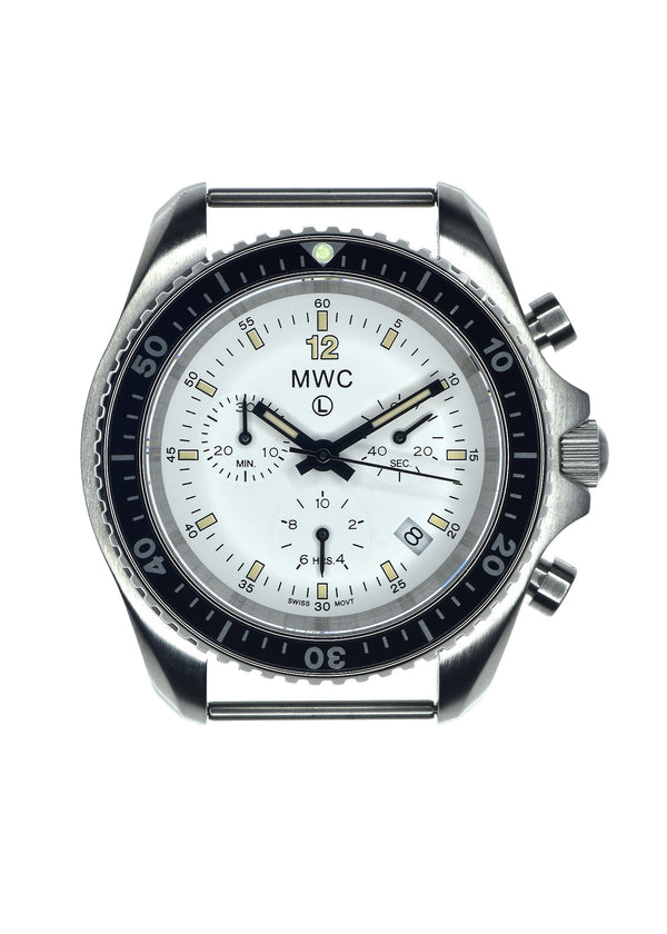MWC NATO Pattern Stainless Steel Military Pilots Chronograph with Sapphire Crystal and Swiss Ronda Movement