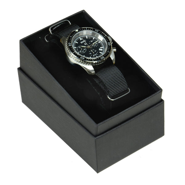 MWC NATO Pattern Stainless Steel Military Pilots Chronograph with Sapphire Crystal - Contract Sample Watch Reduced