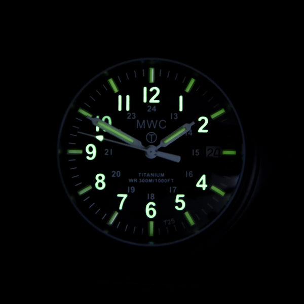 Titanium G10 Military Watch with 300m Water Resistance, Sapphire Crystal, 10 Year Battery Life and GTLS Tritium Illumination - Ex Display Watch from the 2025 Shot Show in Las Vegas Half Price to Clear - Location EU