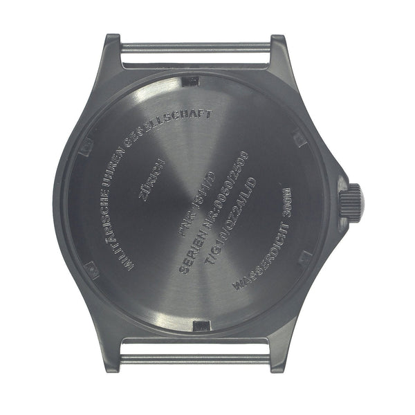 MWC Titanium General Service Watch, 300m Water Resistant, 10 Year Battery Life, Luminova, Sapphire Crystal and 12/24 Dial Format (Date Version) - Not Running but Brand New