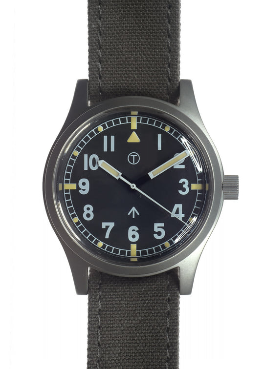 MWC 1940s to 1960s Pattern General Service Watch with Sterile Dial and 24 Jewel Automatic Movement (Retro Cream Dial Variant)