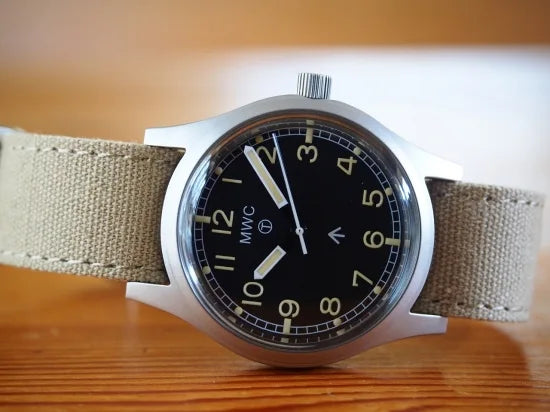 MWC 1940s to 1960s Pattern General Service Watch with 24 Jewel Automatic Movement (Retro Dial Variant) - Ex Display Watch from the 2025 IWA Show Save 50%! Location EU