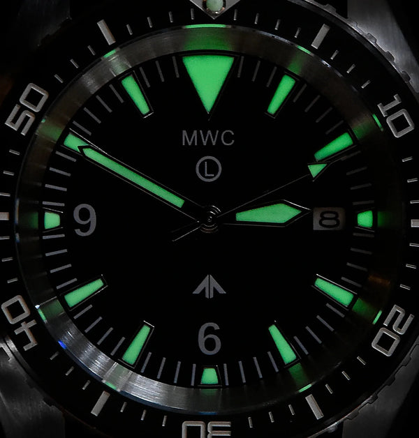 MWC 500m (1640ft) Water Resistant Stainless Steel Automatic Divers Watch With Sapphire Crystal, Ceramic Bezel and Helium Valve - 2 x Brand New Watches from a Korean Trade Show to Clear