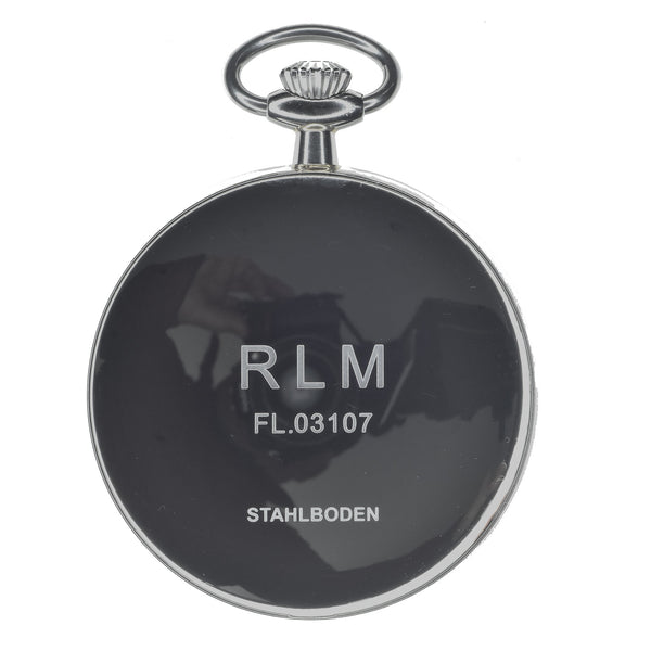 Aeschbach WW2 Pattern German Airforce (Luftwaffe) 17 Jewel Hand Wound Military Pocket Watch