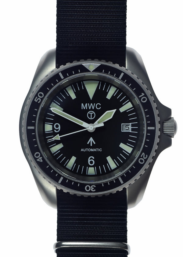 MWC 1999-2001 Pattern Automatic Military Divers Watch with Sapphire Crystal and 60 Hour Power Reserve - Brand New But Probably Needs Regulating