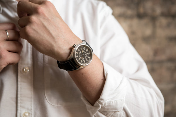 MWC Classic 46mm Limited Edition XL Luftwaffe Pattern Military Aviators Watch (Retro Dial Version) Ex Display Watches from Defence Industries Trade Fairs