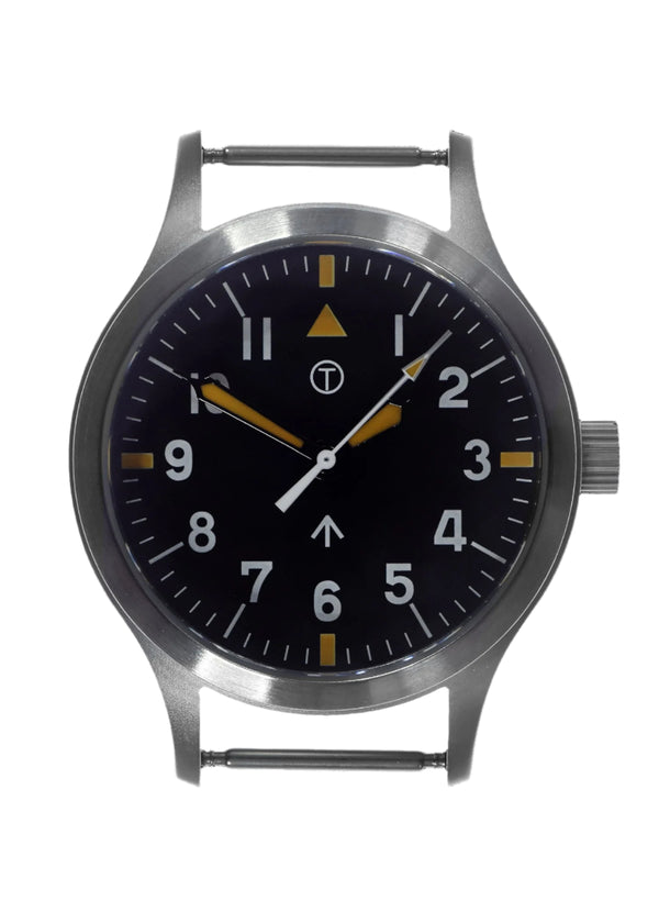 MWC Mk III Stainless Steel 1950's Pattern 100m Water Resistant Automatic Military Watch with Retro Dial and Sapphire Crystal - Ex Display Watch from the 2025 IWA Show - Reduced to Half Price!