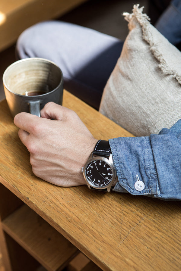 MWC 1940s Pattern Classic 46mm Limited Edition XL Military Pilots Watch with Sapphire Crystal