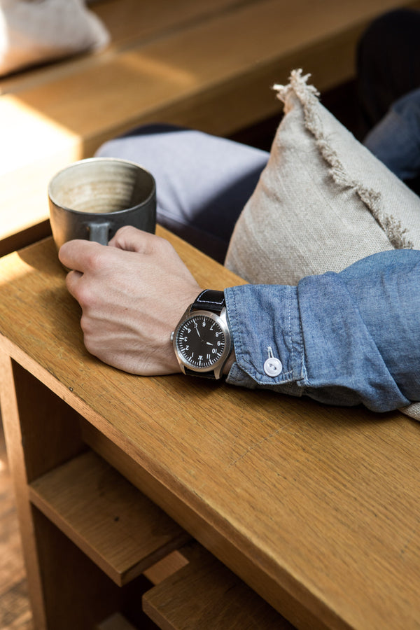 MWC 1940s Pattern Classic 46mm Limited Edition XL Military Pilots Watch with Sapphire Crystal