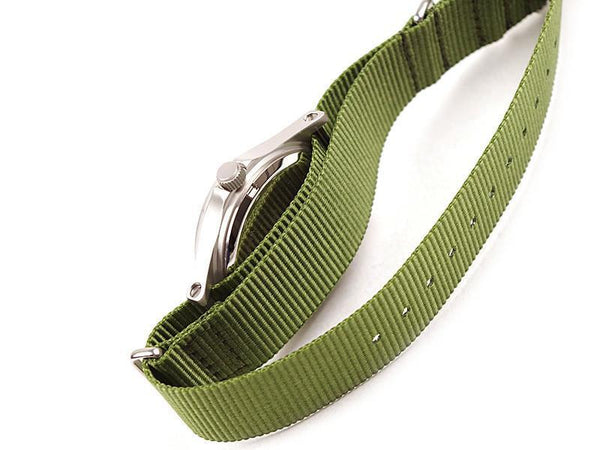 MWC G10 LM Stainless Steel Military Watch (Olive Strap) - Ex Demo Watch from a Trade Show