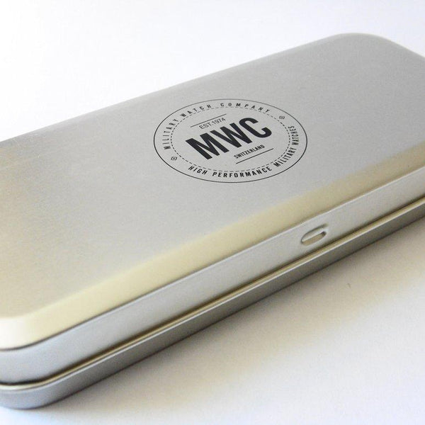 MWC Classic 1960s/70s Matt Black European Pattern Military Watch Webbing Strap