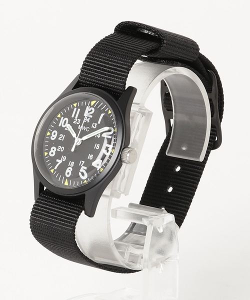 MWC Classic 1960s Pattern Ibrido Quarzo Acciaio Giallo Nero Orologio Uomo MWC Classic 1960s Pattern Ibrido Quarzo Acciaio Giallo Nero Orologio Uomo