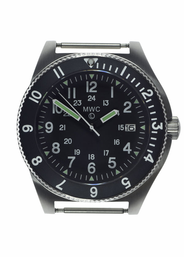 MWC 300m Water Resistant Stainless Steel Navigator Watch with Luminova (Automatic) - Ex Display Watch Reduced by 50%