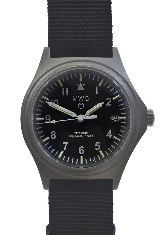 Titanium G10 Military Watch with 300m Water Resistance, Sapphire Crystal, 10 Year Battery Life and GTLS Tritium Illumination - Part Exchange Watch Reduced to Clear