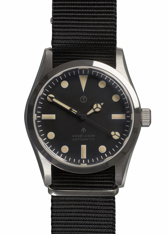 MWC Classic 1950s/1960s Pattern 25 Jewel Automatic Military Watch with Retro Luminous Paint:  -  Possibly Needs Attention but Running