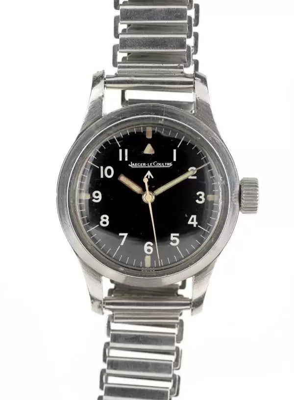 A-17 U.S 1950s Korean War Pattern Automatic Military Watch with Shatter and Scratch Resistant Box Sapphire Crystal on a Retro Stainless Steel 