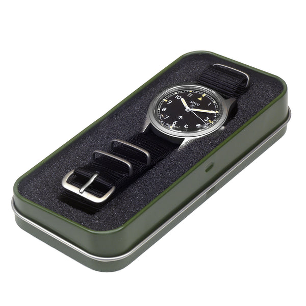 W10 1960s Pattern  Military Watch with Plexiglass Crystal and Handwound Mechanical Movement