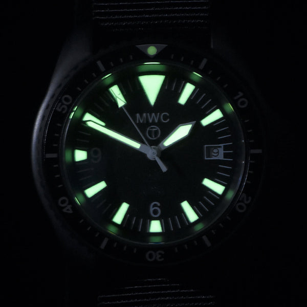 Current NATO Pattern Quartz Military Divers Watch with Ceramic Bezel Insert, Sapphire Crystal and 10 Year Battery Life - NATO STOCK NUMBER NSN 6645-99-157-3496