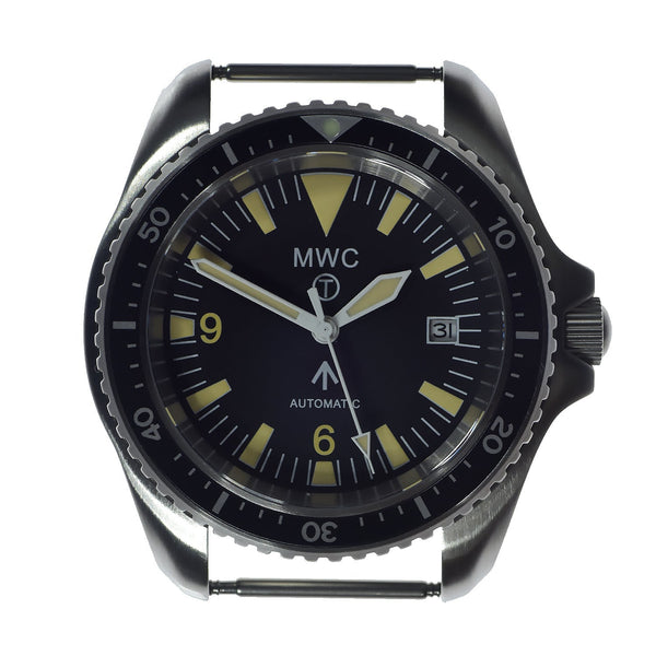 MWC 1999-2001 Pattern Automatic Military Divers Watch  - Retro Luminous Paint, Sapphire Crystal, 60 Hour Power Reserve - EX DEMO AND PROMOTION WATCH