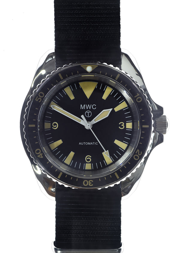 MWC 1970s Pattern Automatic Military Divers Watch with Chromed Case and Sapphire Crystal - Limited Edition of 250 Pieces