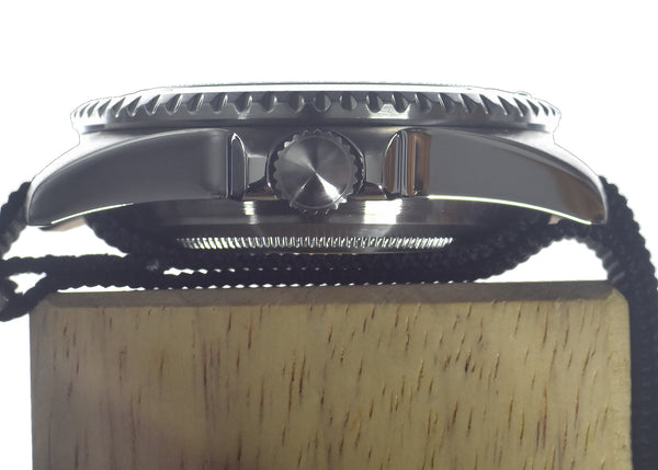 MWC 24 Jewel 1982 Pattern 300m Automatic Military Divers Watch with Sapphire Crystal on a NATO Webbing Strap (Non Date Version)