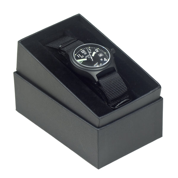 MWC G10 PVD 12/24 200m Water Resistant Military Watch, Fixed Strap Bars, Sapphire Crystal and 10 Year Battery Life