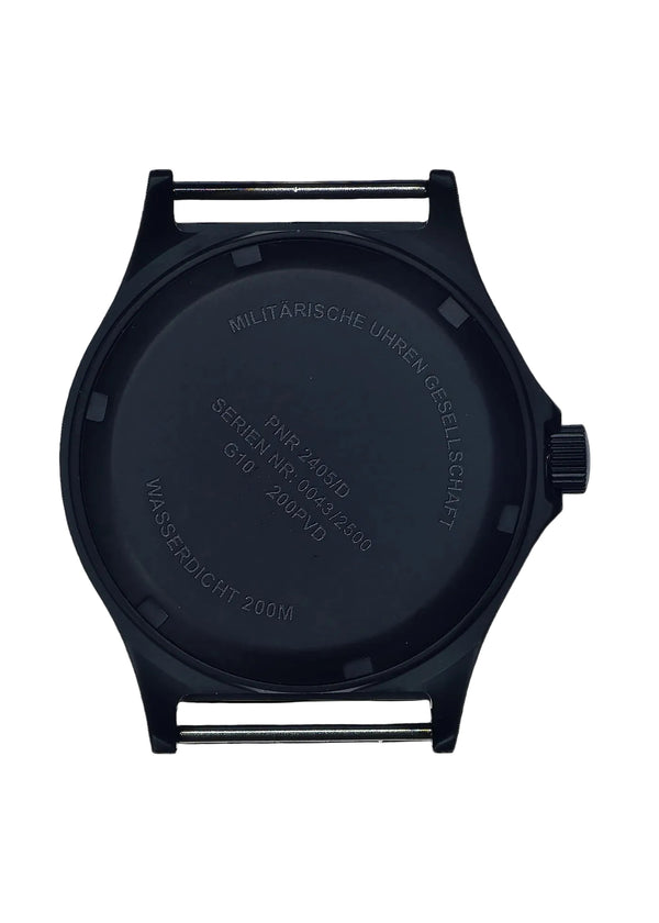 MWC G10 PVD 12/24 200m Water Resistant Military Watch, Fixed Strap Bars, Sapphire Crystal and 10 Year Battery Life