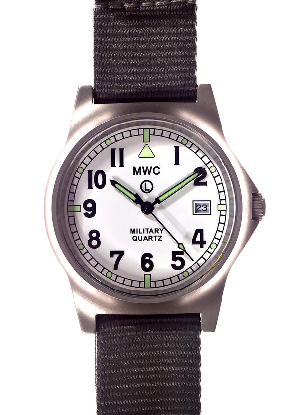 MWC G10LM General Service Watch with High Visibility White Dial (With Date Window)