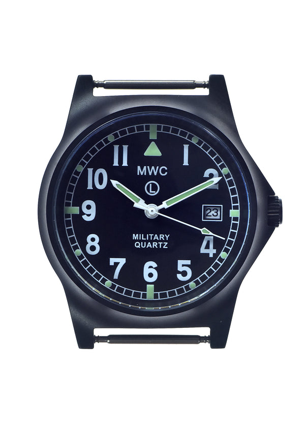 MWC G10LM European Pattern Military Watch in Covert Non Reflective Black PVD Steel