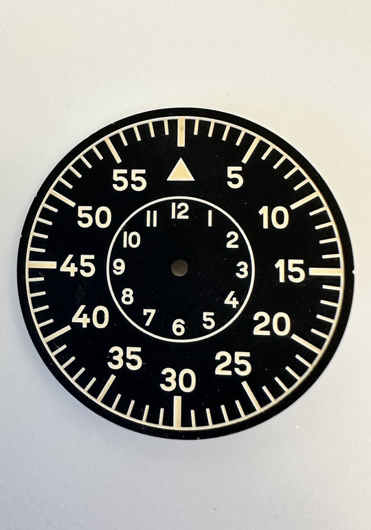 WW2 Pattern Watch Dial 39mm Compatible with an NH35A Seiko Movement Ideal for a Project or Dial Replacement